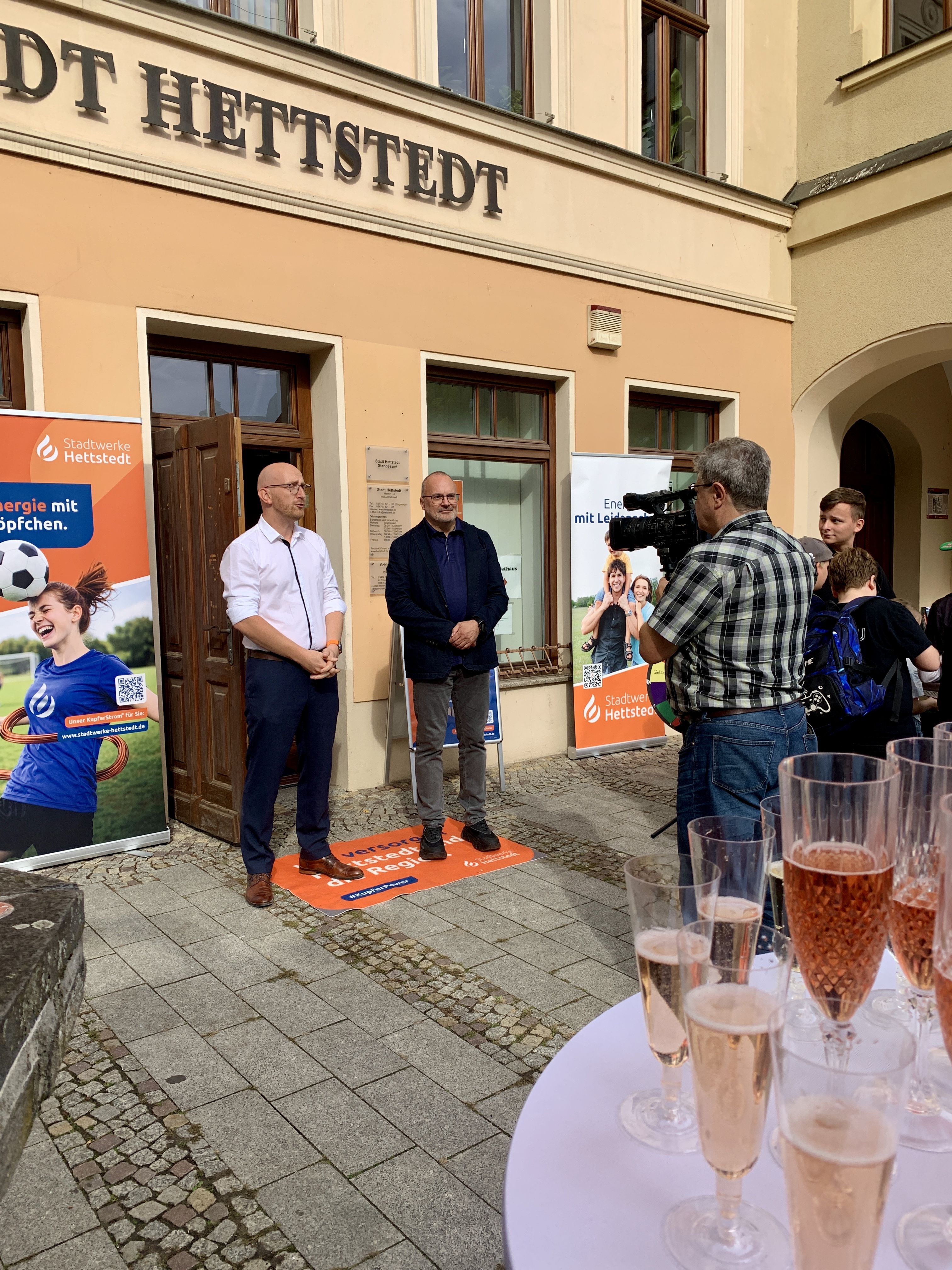 Gelungene Eröffnung unseres neuen Servicebüros im Rathaus Hettstedt